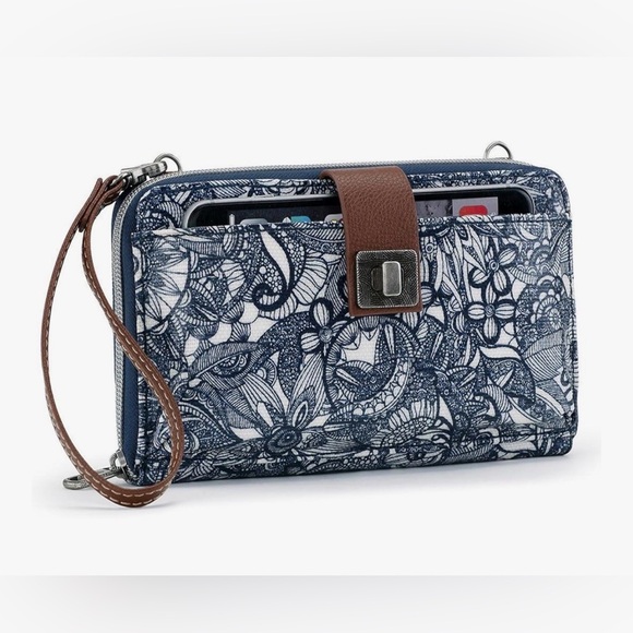 Sakroots Handbags - Sakroots Coated Canvas Smartphone Wristlet/Crossbody Bag